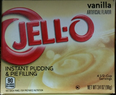 Vanilla Instant Pudding & Pie Filling