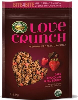 Love Crunch Premium Organic Granola Chocolate & Red Berries