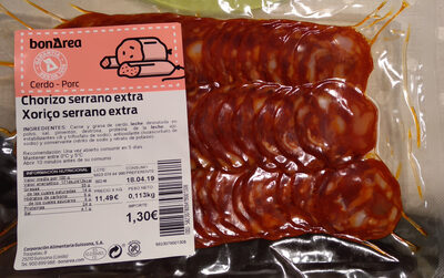Chorizo serrano extra
