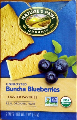 Unfrosted Buncha Blueberries Toaster Pastries