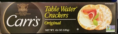 table water crackers original