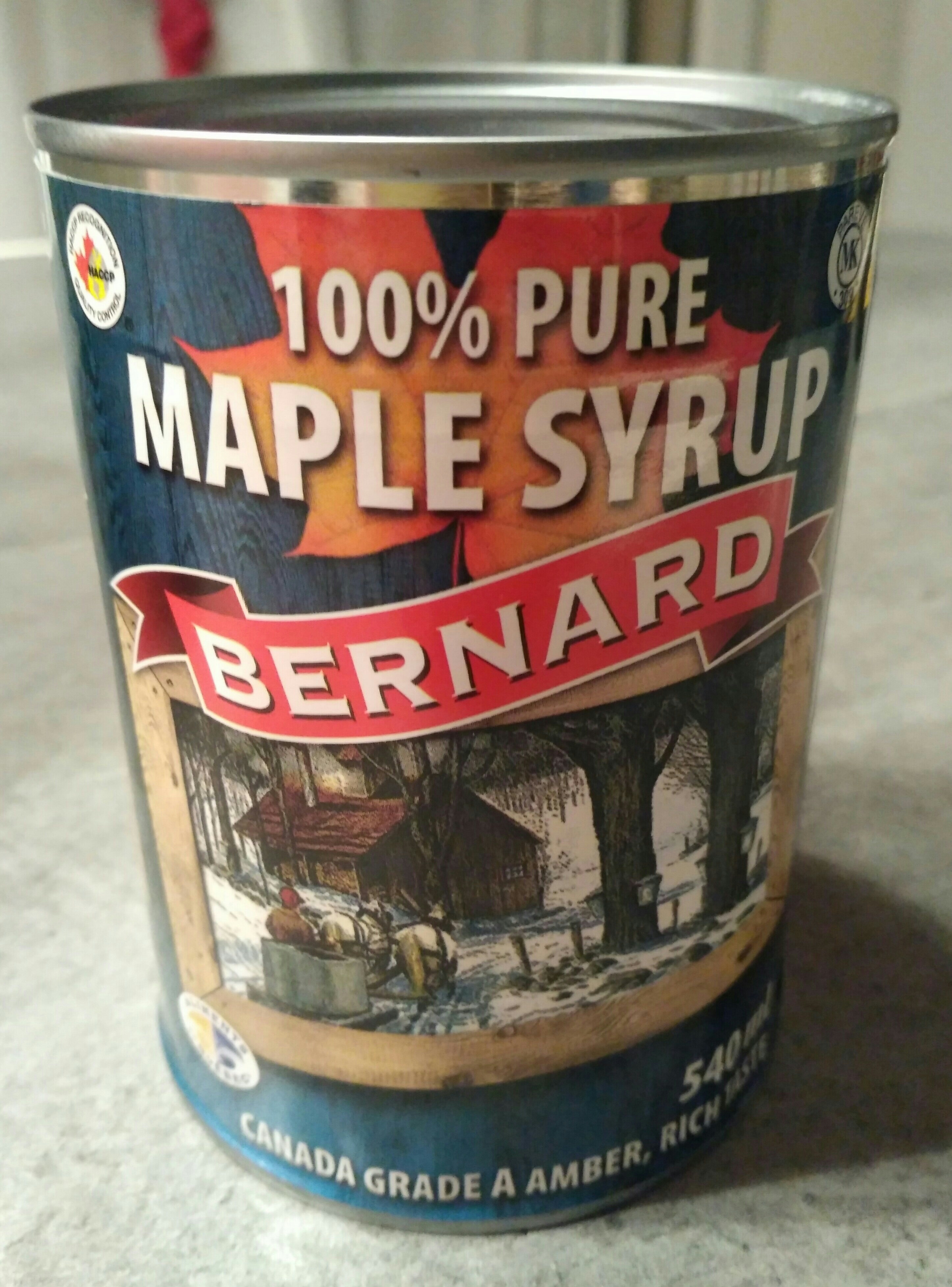 Sirop d'érable