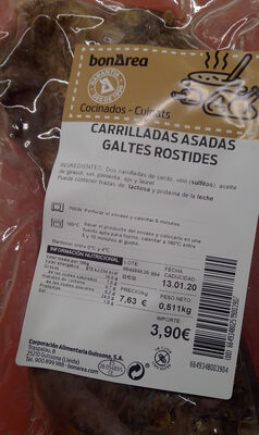 Carrilladas asadas