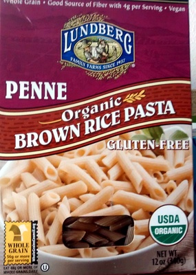 Organic Brown Rice Penne Pasta