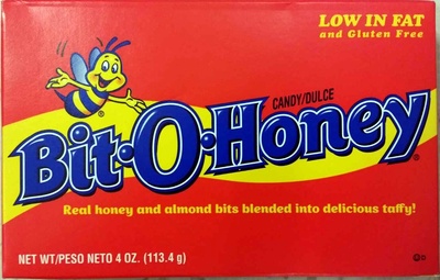 Bit-o-honey, taffy candy