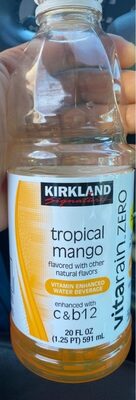 tropical mango flavored with other natural flavors
