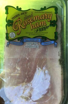 sliced Rosemary ham