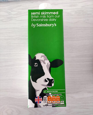 Semi-skimmed British milk