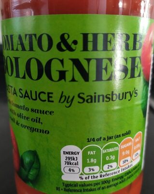 Tomato & Herb Bolognese Sauce