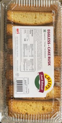 Twi eggless cake rusk