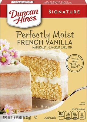 Signature perfectly moist french vanilla cake mix