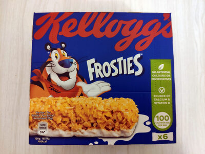 Kelloggs Frosties Cereal Bar 6pk