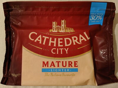 Our Lighter Mature Cheddar 30% Less Fat