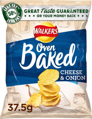CHEESE & ONION FLAVOUR BAKED POTATO SNACK