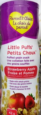 Little Puffs Grain Snacks Strawberry Apple