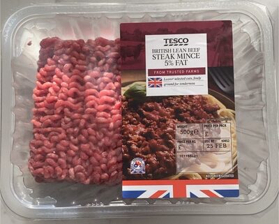 British Lean Beef Steak Mince 5% Fat
