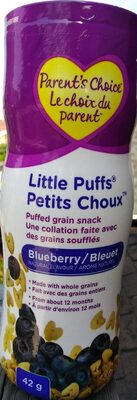 Little Puffs Grain Snacks Blueberry