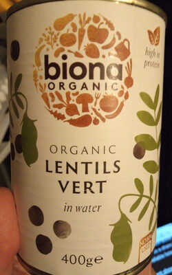 Organic lentils Vert