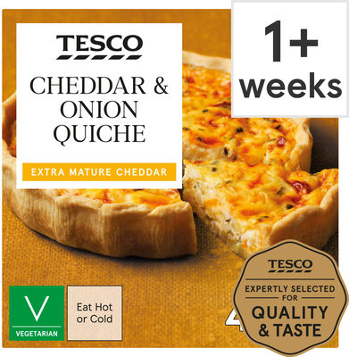 Cheddar and Onion Quiche