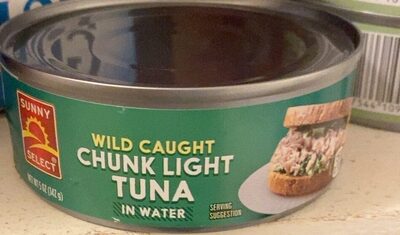 Wild caught chunk light tuna in water