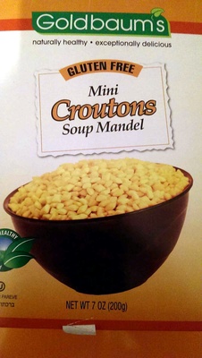 Mini Croutons Soup Mandel