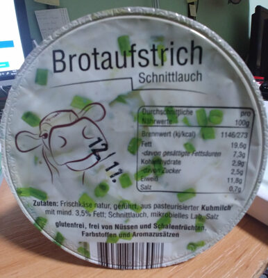 Brotaufstrich Schnittlauch