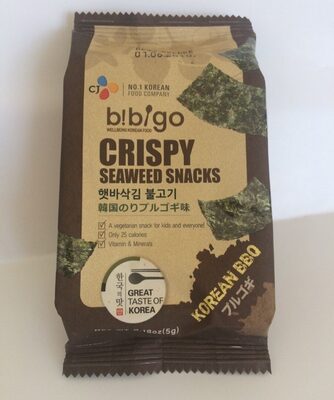 Crispy Seaweed Snacks Korean BBQ Flavour