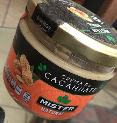 crema de cacahuate Mister