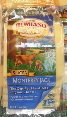 Organic sliced cheese