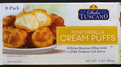 Cream Puffs, Mini Vanilla