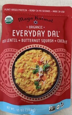 Organic Red Lentils + Butternut Squash + Coconut