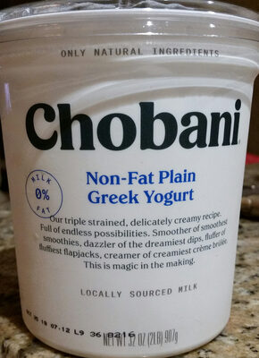 Greek Yogurt Nonfat Plain