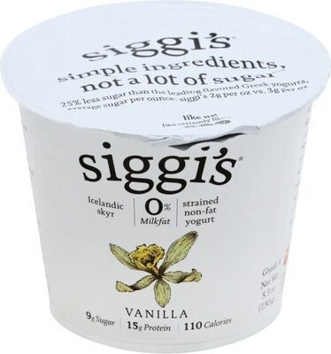 simple ingredient skyr vanilla