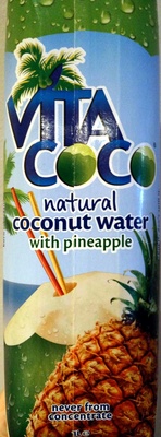 Natural Coconut Water with Pineapple
