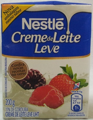 Creme de Leite Leve