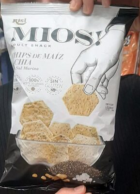 Mios Chips de maíz y chia con sal marina