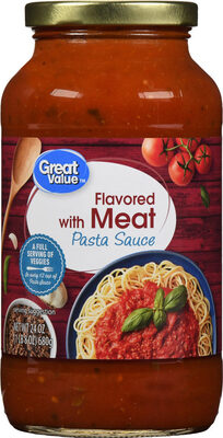 Flavored with Meat Pasta Sauce