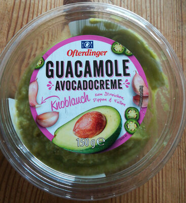 Guacamole avocadocreme Knoblauch