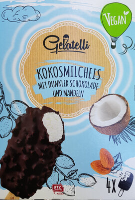 Eis auf Kokosnussmilchbasis