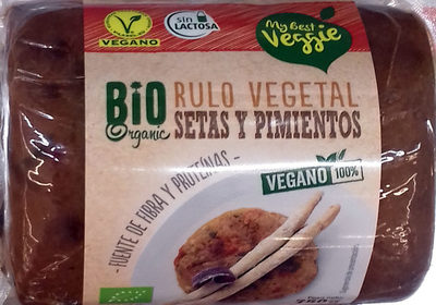 Rulo vegetal setas y pimiento