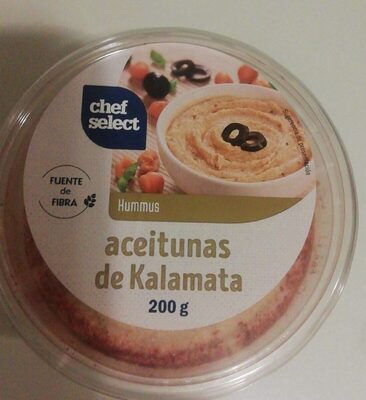 Hummus con aceitunas de Kalamata
