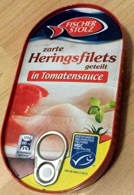 Heringsfilets in Tomatensauce