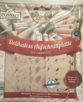 Delikatess Aufschnittplatte