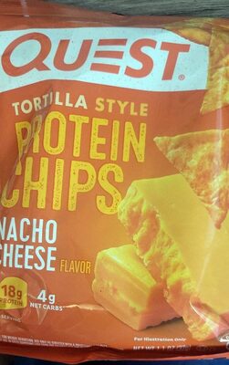 Nacho Cheese Tortilla Style Protein Chips