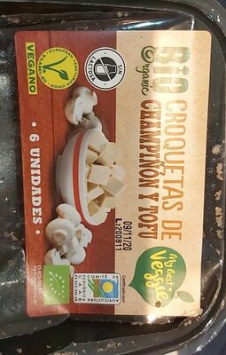 Croquetas de champiñones y tofú