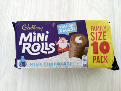 Cadbury Chocolate Mini Rolls 10pk