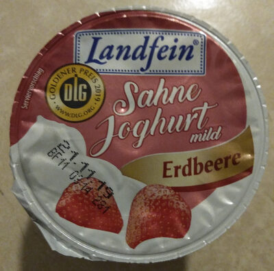 Sahne Joghurt mild. Erdbeere
