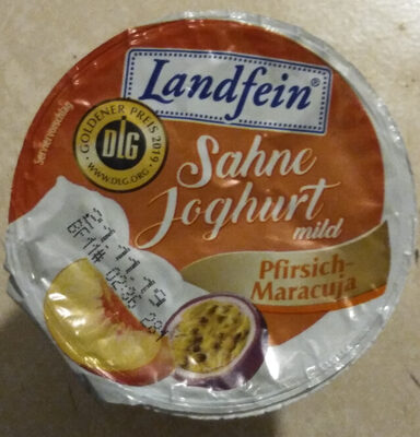 Sahne Joghurt mild Pfirsich Maracuja 🇩🇪
