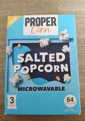 Salted Microwave Popcorn