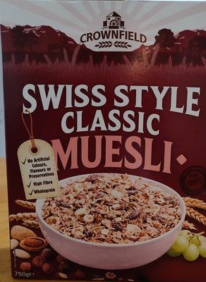 Swiss style classic muesli